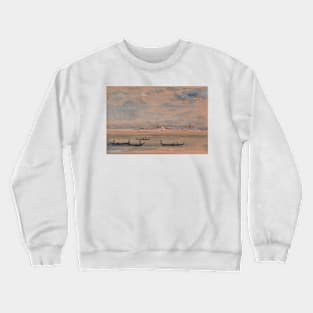 Gondolas by Arthur Bowen Davies Crewneck Sweatshirt